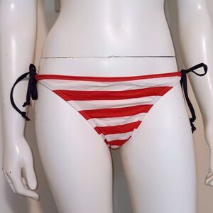 Vintage Old Navy American Flag String Bikini Bottom-Large-Lined-Patriotic-NWOT